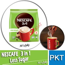 Coffee 3-in-1, [LESS SUGAR] NESCAFE Less Sugar 30’s