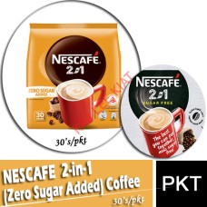 Coffee 2-in-1, NESCAFE (Zero Sugar Added) 30's