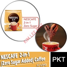 Coffee 2-in-1, NESCAFE (Zero Sugar Added) 32's