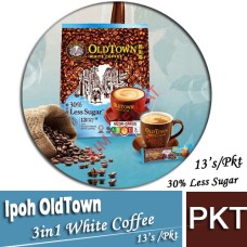 WHITE Cafe 3-in-1, OLD TOWN IPOH (30% Less Sugar) 13's - Light Blue