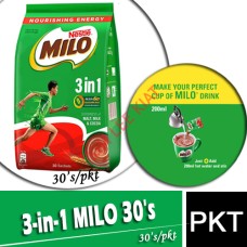 MILO 3-in-1,30's-12274607 (Food Service Pack) - Nestle Catering STD