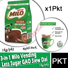 (VENDING)(Less Sugar) Refill, MILO GAO Siew Dai 1kg