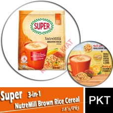 Cereal 3-in-1, SUPER NutreMill (Brown Rice) Cereal 18's