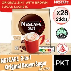 Coffee 3-in-1, NESCAFE Original (Brown Sugar) 28's