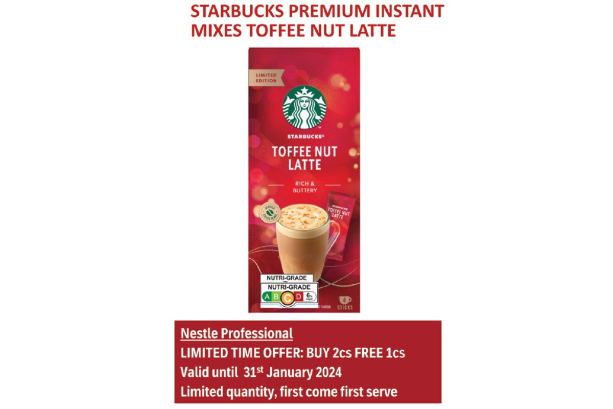 STARBUCKS Toffee Nut Latte Premium Instant Mixes