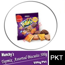 Biscuits, Munchy's Topmix Assorted Biscuits 500g (PACKET)