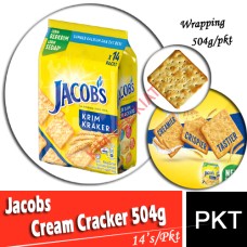 Biscuits, JACOB Original Cream Cracker 504g (14 Packs)(W)