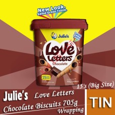 Julies Loveletter Chocolate Biscuits 705g (W)15's (Big Size)