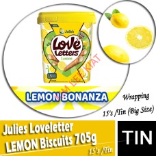Julies Loveletter LEMON Biscuits 705g (W)15's (Big Size)