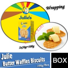 Biscuits, Julie's Butter Waffles Biscuits 100g (2x50g)