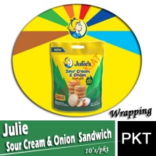 Biscuits-Julie's Sour Cream & Onion  Sandwich 280g (10's)(w)