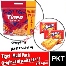 Biscuits, Tiger Original Value Pack (6's + 1's) 372.4g (w)