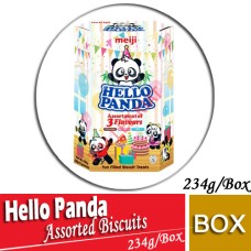 Biscuits, MEIJI Hello Panda 234g (9'S)(Assorted)(w) Biscuits, MEIJI Hello Panda 234g (9'S)(Assorted)(w)