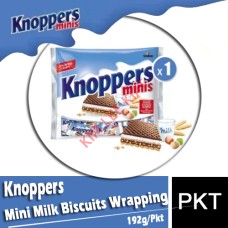 Exp:06/11/24-Biscuits-Knoppers Mini (Milk-Hazelnut) Biscuits  20's 192g (W) Made In Germany