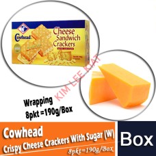 Biscuits, COWHEAD Cheese Sandwich Cracker (W)190g / 8's