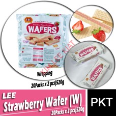 Biscuits, LEE Strawberry Wafer (W)(20Packs x 2 pcs)520g