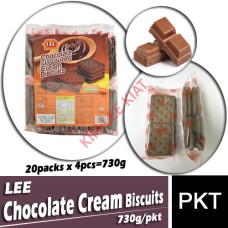 Biscuits,LEE Chocolate Cream (W)20Packs x 4 pcs (730g)