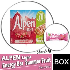 Energy Bar,ALPEN  Light (Summer Fruit ) (5Bars) 95g