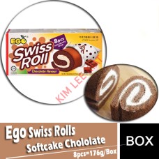 Ego Swiss Rolls Chocolate (8pcs) 176g