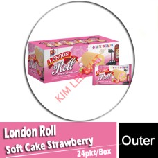 Soft Cake, LONDON Roll Strawberry (20's x 16g)