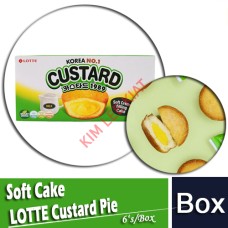 Soft Cake,LOTTE Custard Pie (6's)138g (Yellow Box) Soft Cake,LOTTE Custard Pie (6's)138g (Yellow Box)
