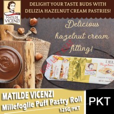 Biscuits, MATILDE VICENZI Millefoglie Puff Pastry Roll 125g (W) - Hazelnut
