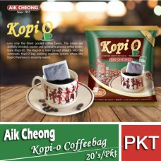Coffeebag, AIK CHEONG Kopi O Kosong (Black) 20's
