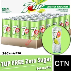 Drink Canned, 7UP FREE(Zero Sugar & Calories ) 24's/ctn