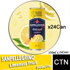 Sanpellegrino Limonata Fruit Can Drink 24's x330ml