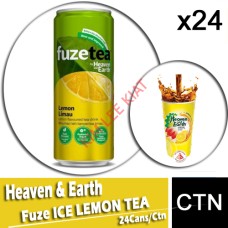 Drink Canned, H & E Fuze Tea Ice Lemon Tea 24's  Drink Canned, H & E Fuze Tea Ice Lemon Tea 24's