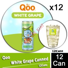 Drink Canned, QOO White Grape Juice 12's