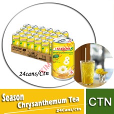 Drink Canned, SEASON Chrysanthemum Tea 24's  (Reduced Sugar)