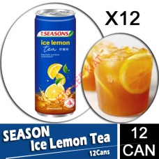 Drink Canned, SEASON Ice Lemon Tea 12's  (Reduced Sugar)