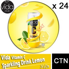 Drink Canned, Vida Vitamin C (Lemon) Sparkling Drink24's/ctn