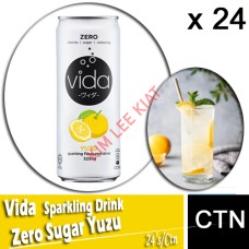 Drink Canned, Vida Zero Sugar (Yuzu) Sparkling Drink 24's/ctn Drink Canned, Vida Zero Sugar (Yuzu) Sparkling Drink 24's/ctn