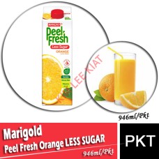 (Fresh)-Pkt, MARIGOLD Peel Fresh Orange LESS SUGAR (946ml)
