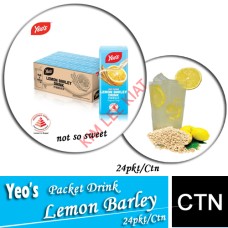 Drink Packet, YEO'S Pkt Drink Lemon Barley 24's (Not So Sweet)