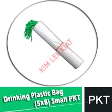 Drinking Plastic Bag, (5x8 ) Small