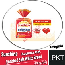 Bread, Sunshine Enriched Soft White Bread 400g 