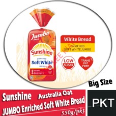 Bread, Sunshine JUMBO Enriched Soft White Bread 550g 