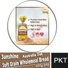 Bread,Sunshine Australia Oat Soft Grain Wholemeal 400g