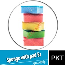Sponge with pad,  5's