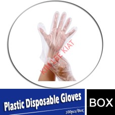 Disposable Gloves, Plastic (100's)