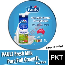Fresh Milk, PAULS Pure Full Cream1L  keep in fridge (Product  Of Australia)