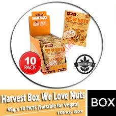 (Healthy Nut) Harvest Box We Love Nuts 45G x 10 PKTS (Suitable for Vegan)