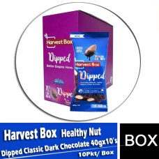 (Healthy Nut)Harvest Box Dipped Classic Dark Chocolate 40g x 10 PKTS                                                                                  
