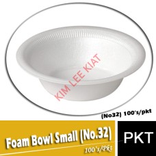Foam Bowl, (Small) 100's (No.32) 100's