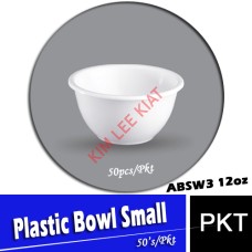 Plastic Bowl, (Small) 50's, (ABSW3), 12oz