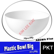 Plastic Bowl, (Big) 50's, (ABSW6), 32oz