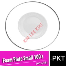 Foam Plate, (Small) 100's
